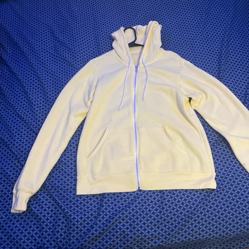 Amal yellow zip-up jacket